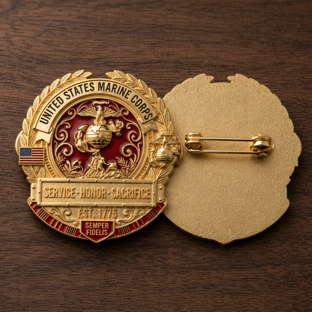 🇺🇸 Last Day Promo: 49% OFF 🎖️United States Marine Corps Honor Brooch Pin
