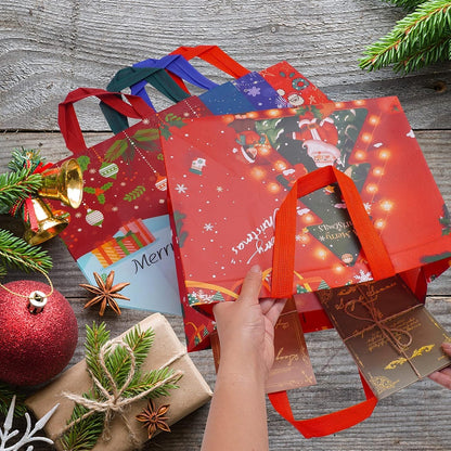 🎉🔥Christmas Early Discount 49% Off🔥 Christmas Gift Bags Large Reusable Tote Bags