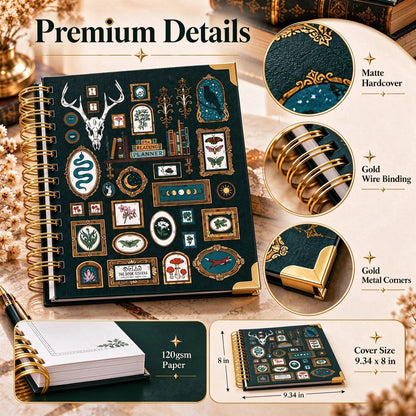 📖✨Midnight Study Hardcover Reading Planner for Book Lovers(📦Buy 2 Free Shipping)