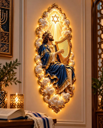 ✡️ Light of the High Priest | Illuminated Jewish Heritage Wall Art ✨