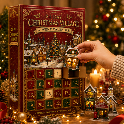 🔥24-Day Christmas Countdown Advent Calendar – Christmas Town