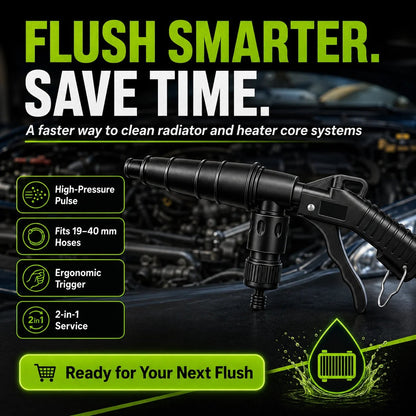 🚗High-Pressure Pulse Flush Gun Kit for Radiator Cleaning