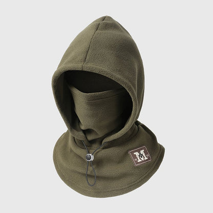 One-piece warm mask hat, Outdoor cycling windproof warm hat with neck mask