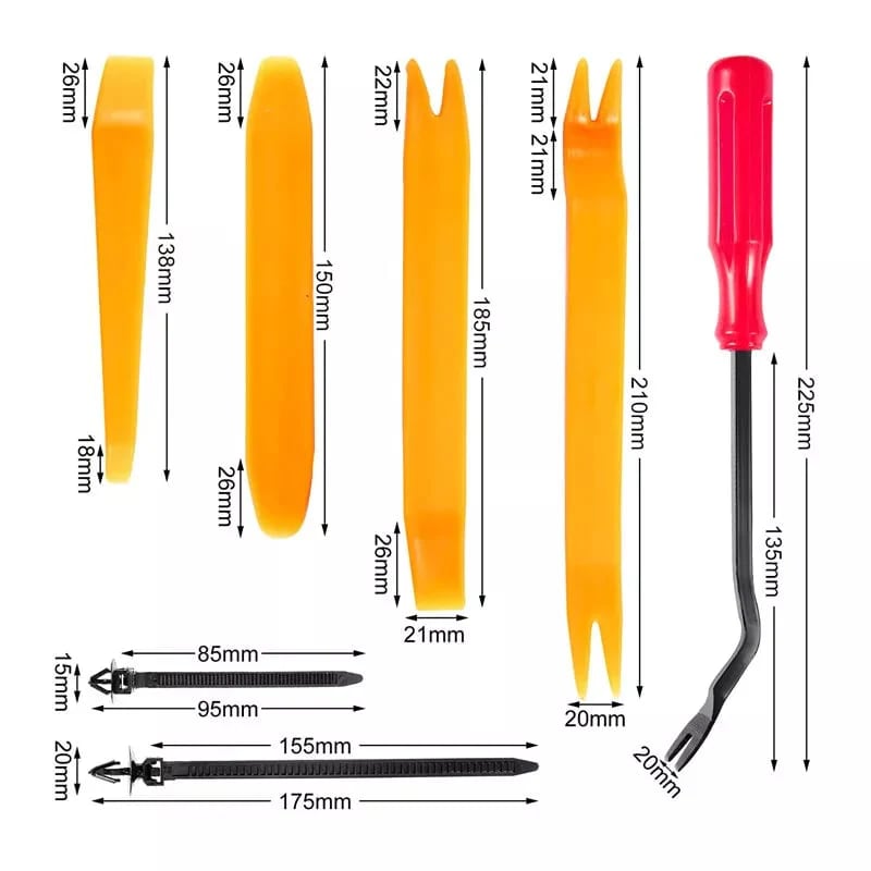 SnapForge Auto Body Fasteners Kit & Fastener Remover