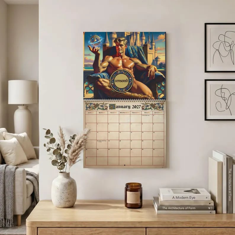 🏰Medieval Fantasy The Illuminated Age 2027 Calendar🔥