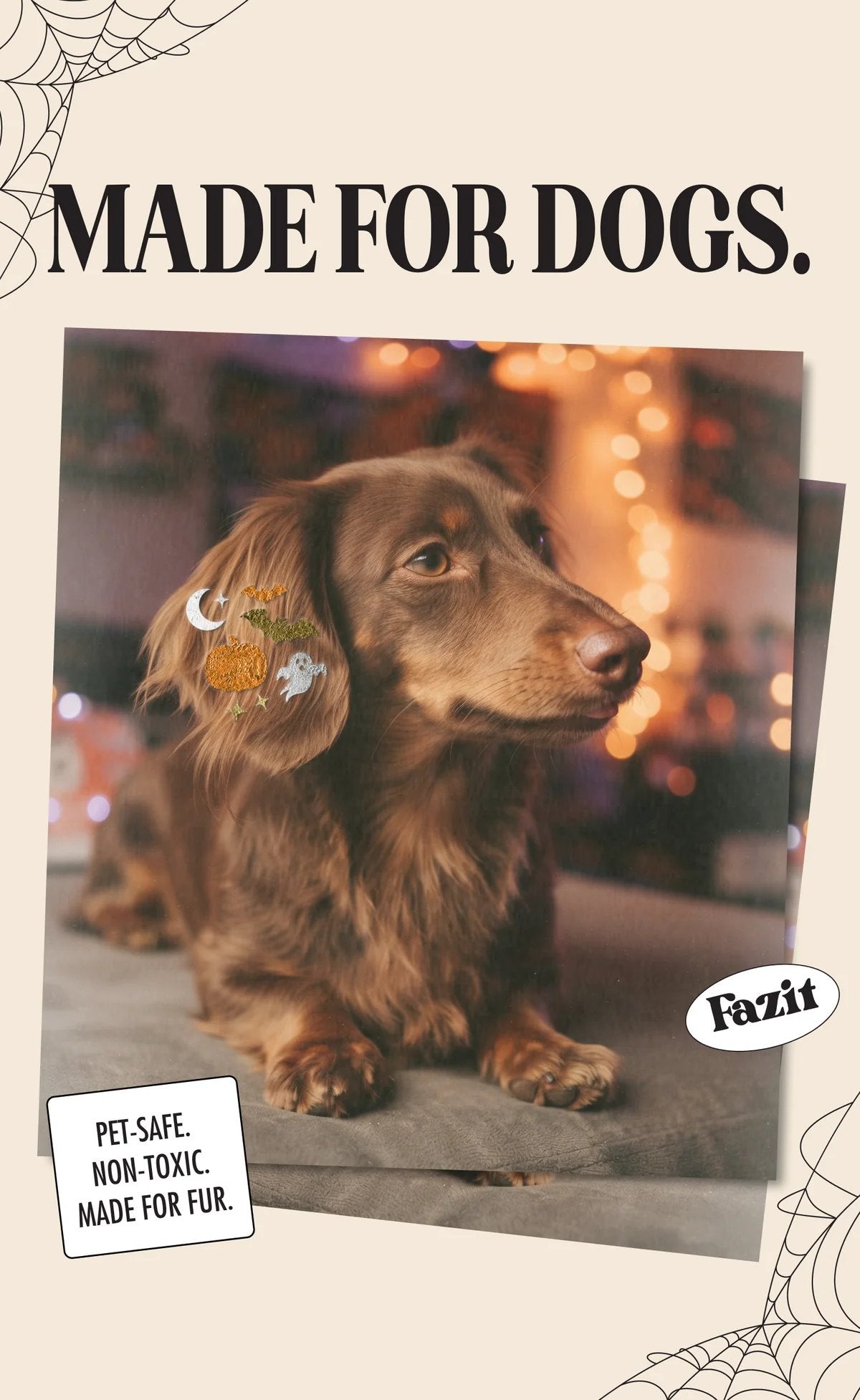 💫Temporary Dog Fur Tattoos – Waterproof, Pet-Safe & Easy to Remove | 4 Patches Per Pack🐾