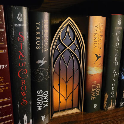 ✨ Fantasy Window Book Nook with LED Light