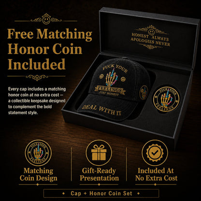 FXXK YOUR FEELINGS Cap🎁Free Double-Sided Honor Coin With Every Cap Purchase