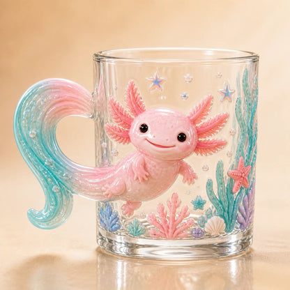 ⏳ Last Day 49% OFF – 🐾 Whimsical 3D Animal Sculpted Glass Mug Collection | 12oz Premium Clear Glass with Raised Animal Figures, Character-Specific Details & Playful Sculptural Accents ✨