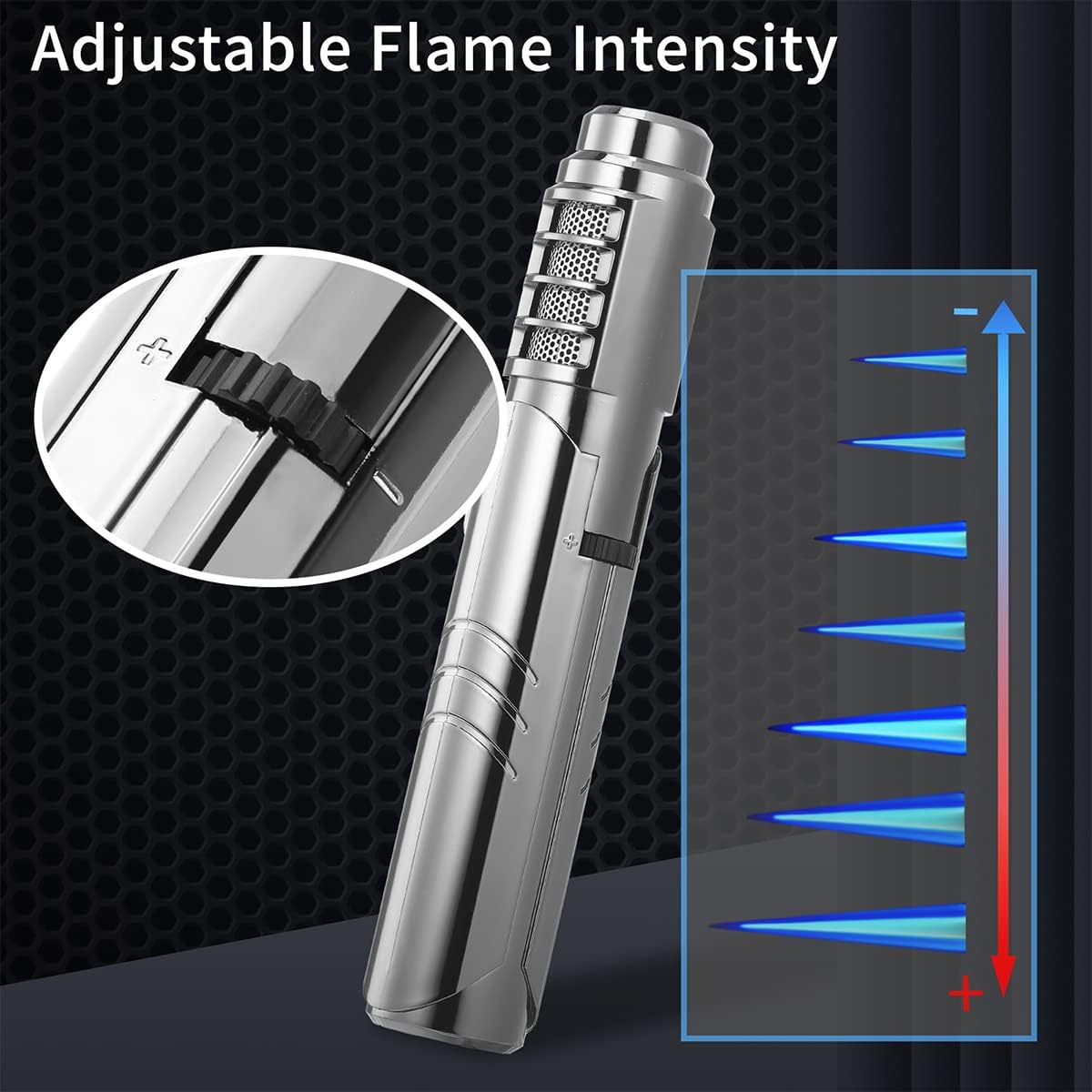 🔥HOT SALE🔥🔥1800°C Jet Torch Lighter,Butane Refillable Windproof Adjustable Flame Intensity