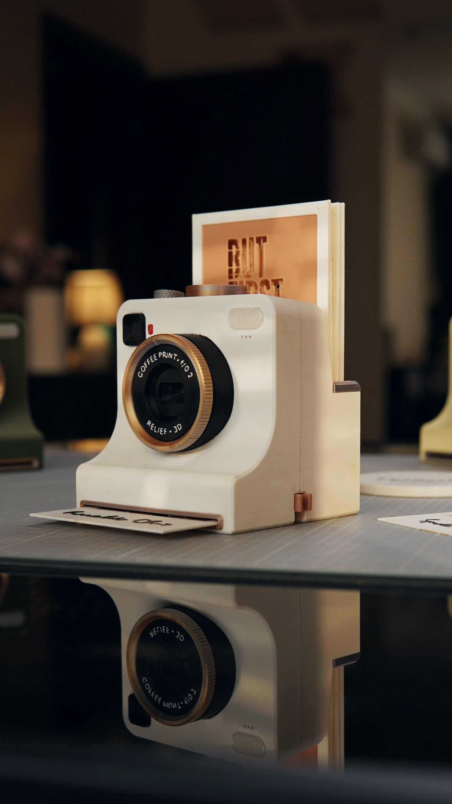 3D Printed Latte Art Camera | One-Touch Coffee Stencil Printer Kit