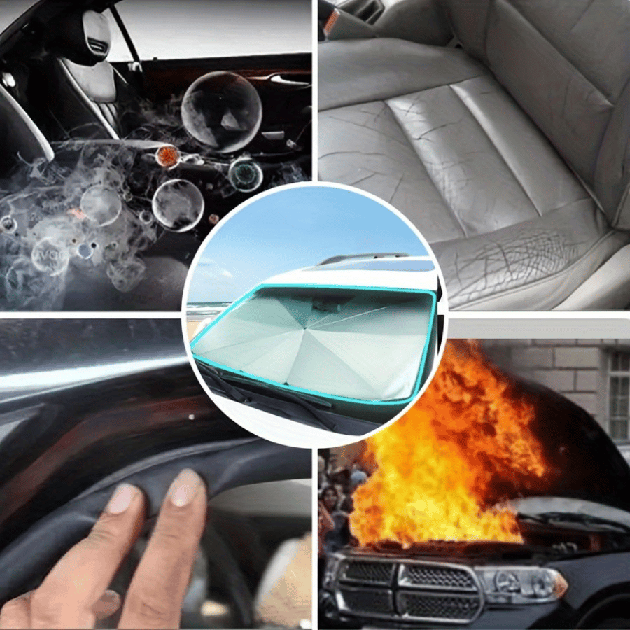 🎉🌊2026 Summer Hot Sale-💥2026 Foldable Anti-UV Windshield Sunshade