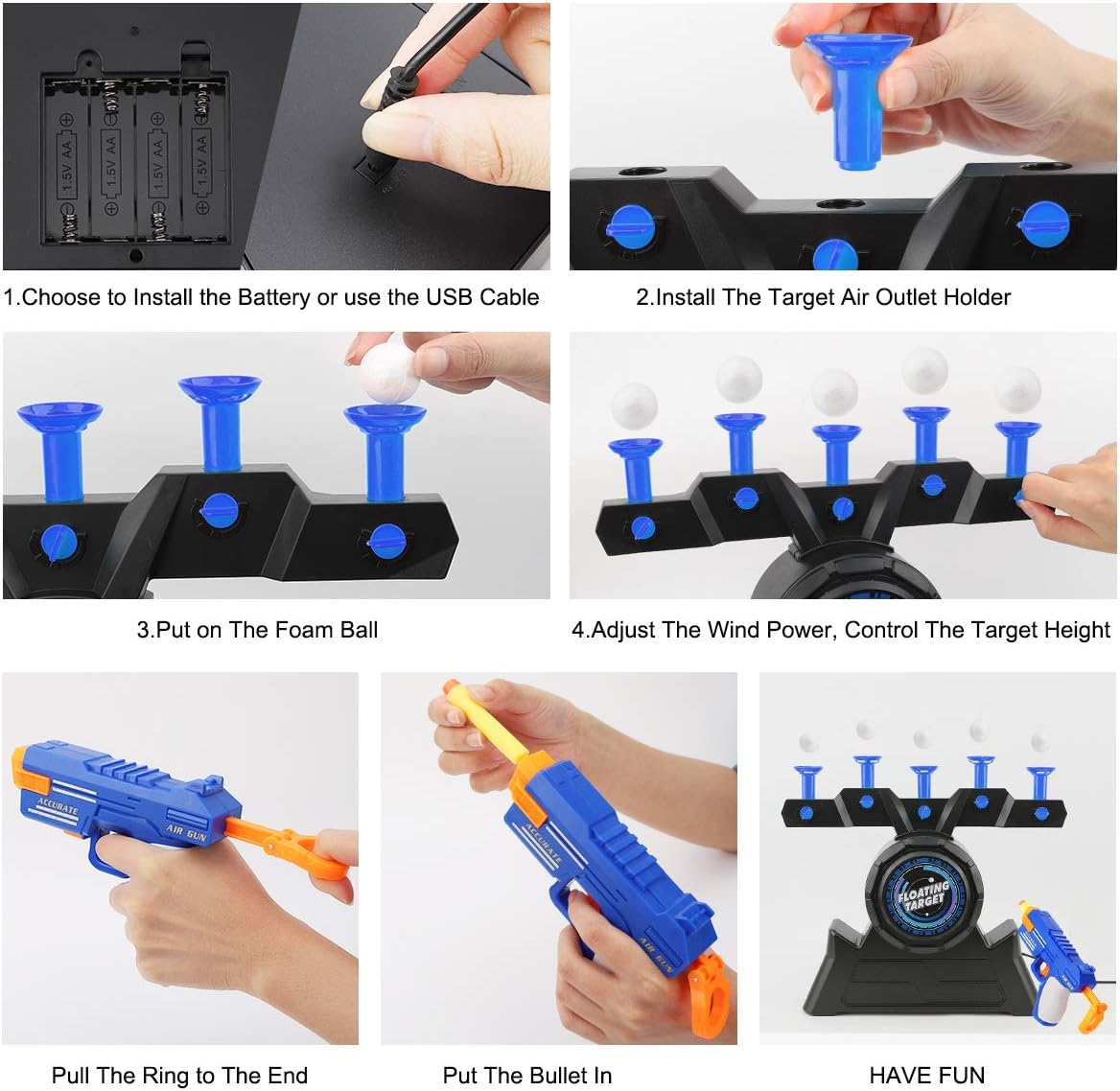 🎉🎯 Fun Floating Target Game – Electric Shooting Toy for Kids!