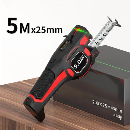 🎉📢📢49% OFF !! ⏰2-in-1 Tape Measure with Laser Guide