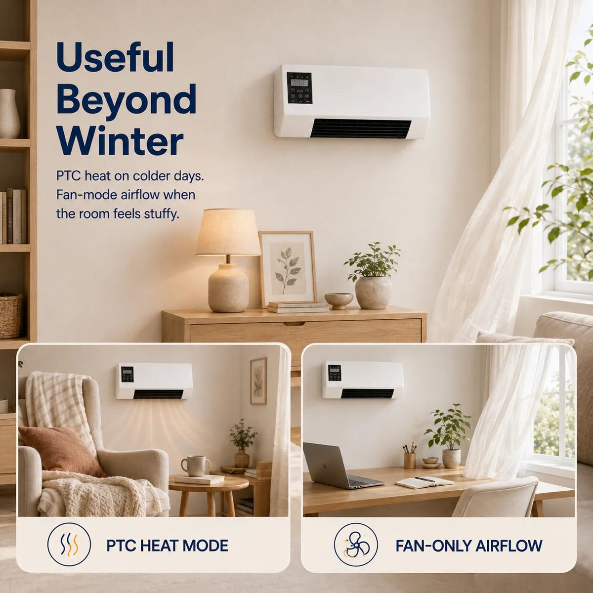 🔥 Limited-Time 50% OFF☀️The No-drill Installation Air Conditioner That Works All Year Round