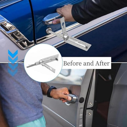 🔥HOT SALE 49% OFF⚒️Stainless Steel Master Key Decoder, SS001 Pro Lock Pick Tool for Beginners, Practical Locks for Lock Lock,Lock Pick Set（Only applicable to Flat Key Lock）