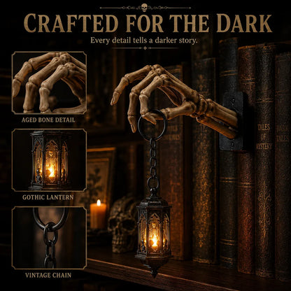 🔥😍💀Skeleton Hand Lantern Shelf Light™