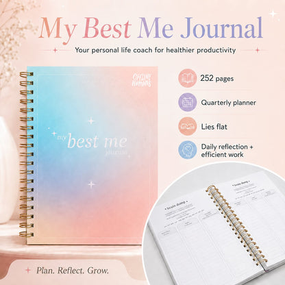 My Best Me Journal™ – A Guided Life Planner for Goals, Growth & Everyday Reflection