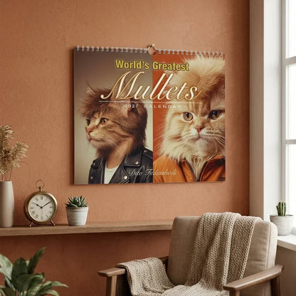 🔥LAST DAY 50% OFF - 😻Funny 2027 Wall Calendar Cat