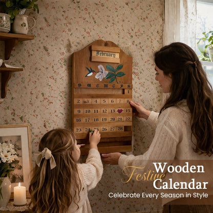 Festive Wooden Calendar