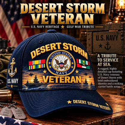 🎖️ Desert Storm Veteran Cap – Your Service. Your Pride. (1991–2026 - 35TH ANNIVERSARY)