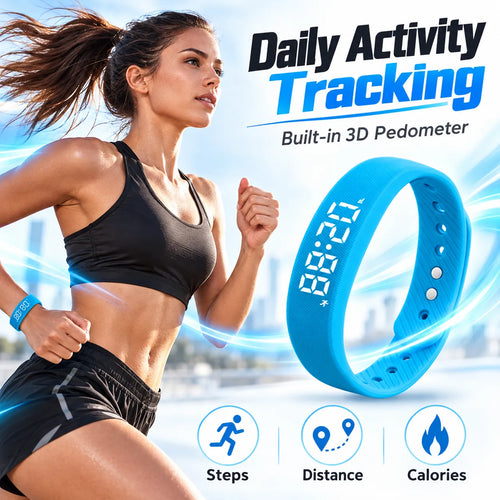 ⌚✨ Smart Fitness Band — Track Your Health, Stay Active & Live Smarter Every Day!