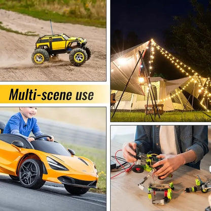 ⚡ 20V Battery Conversion Kit – Power Adapter with Switch & Fuse for DIY Electric Vehicles, RC Projects & Robotics