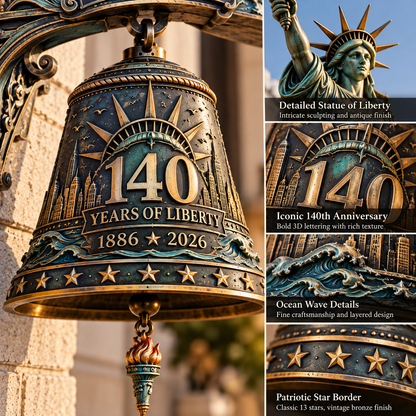 🗽 Liberty 140™ Commemorative Wall Bell ⭐