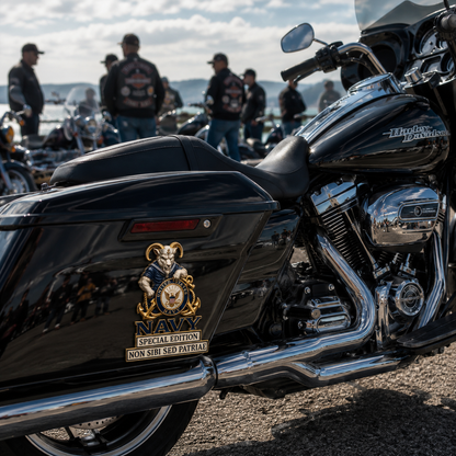 🇺🇸 Last Day Promo: 49% OFF ⚓-US Navy Bill the Goat Non Sibi Sed Patriae Car Emblem Metal Badge - ✈️Buy 2 Free Shipping Today!