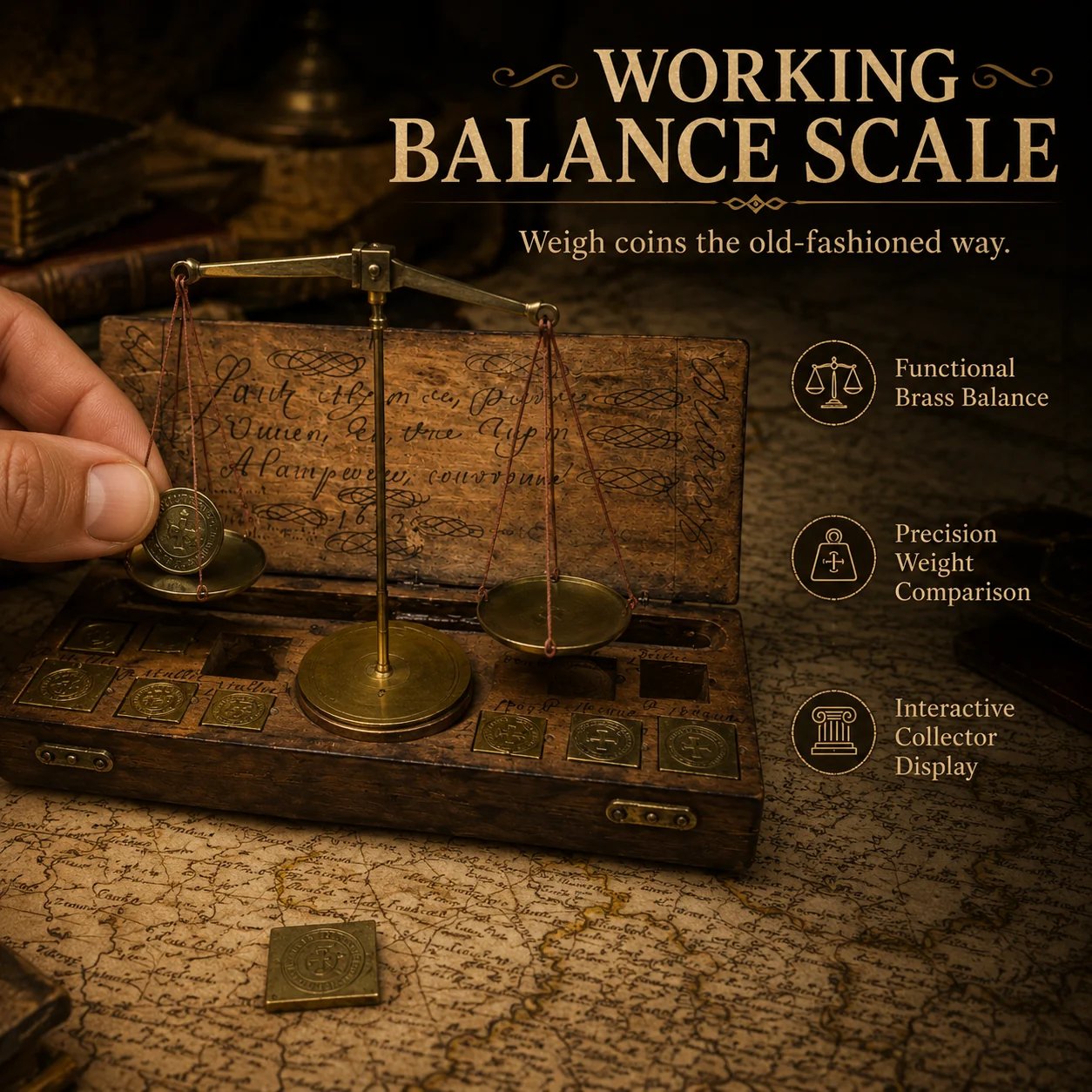 Antique Merchant’s Money Scale™ – A Piece of History You Can Hold