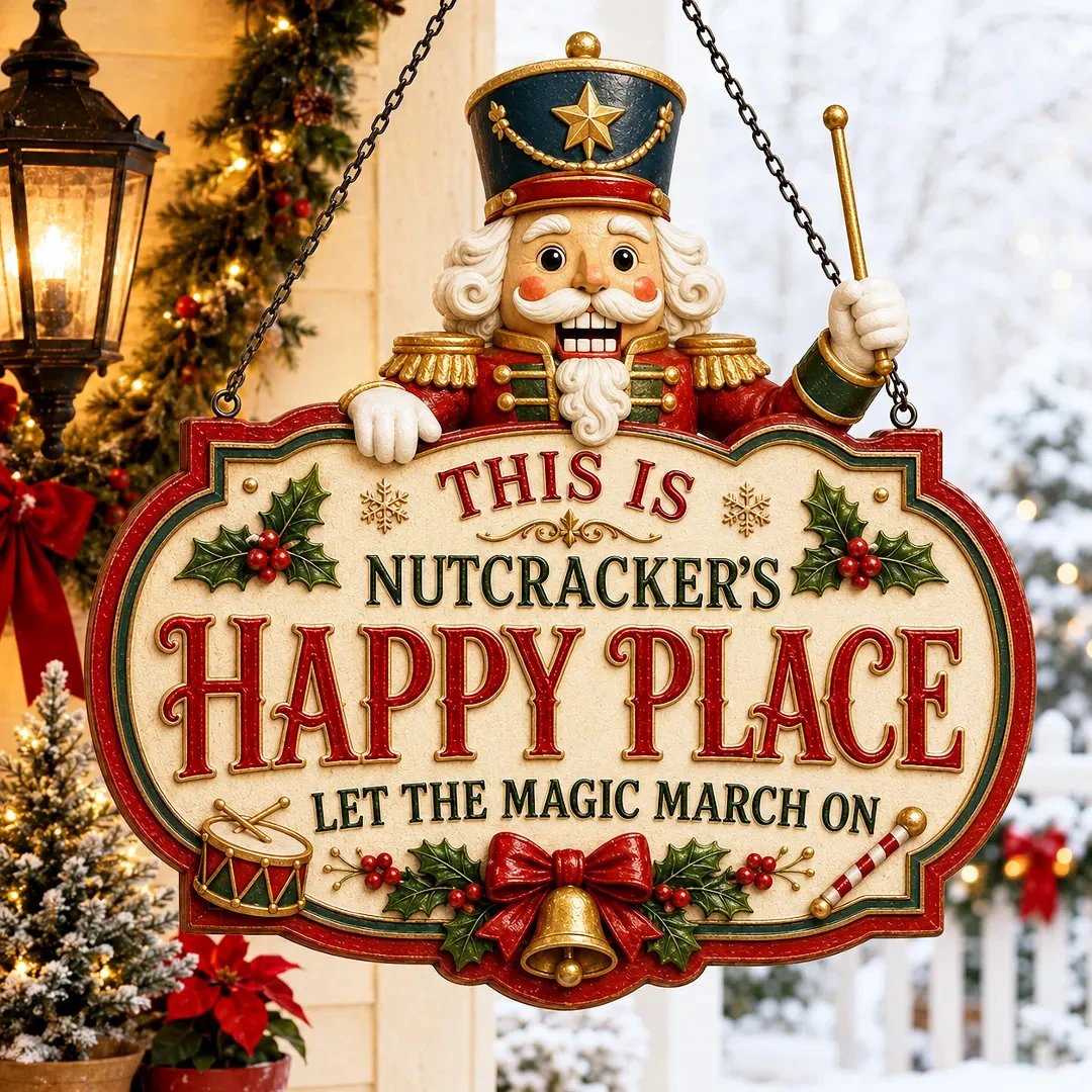 ⏳ Last Day 49% OFF – 🎄Christmas Character Wooden Hanging Sign Collection | 8 Festive Designs in 7.9 or 11.8 in with Vintage-Inspired Artwork, Layered Holiday Details & Hanging Design ✨