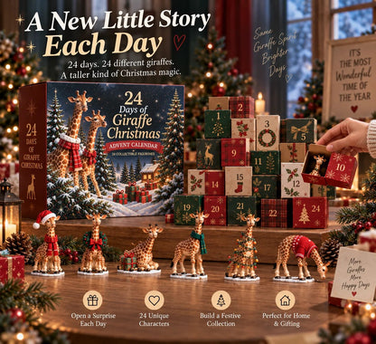 Giraffe Christmas Advent Calendar – 24 Holiday Characters
