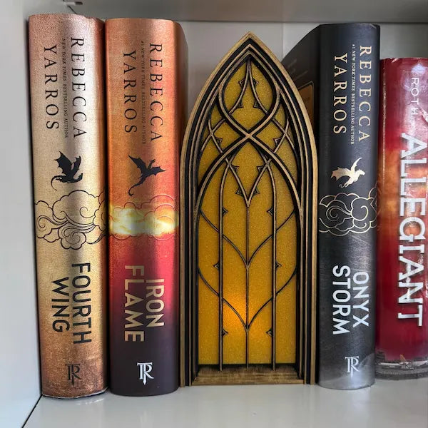 ✨ Fantasy Window Book Nook with LED Light