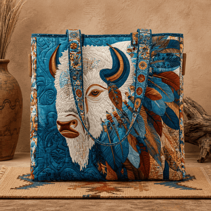 Western Motif Quilted Tote Bag – 5 Artistic Designs