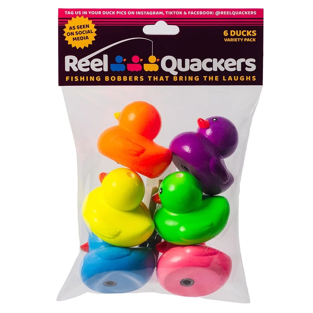 🔥 LAST DAY 49% OFF – 🦆 Reel QuackersTM Duck Fishing Bobber | Colorful Easy-to-Use Fishing Float for Kids, Families & Anglers 🎣✨