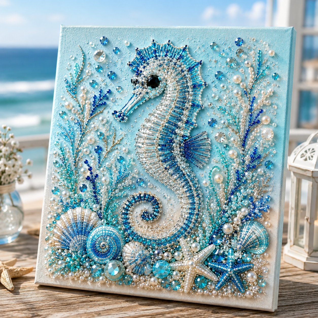 🔥Last Day 49% OFF - 🌊✨Ocean Theme Pearl Art DIY Kit(📦Buy 2 Free Shipping)