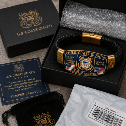 ⚓Last Day Promo: 49% OFF 🌊U.S. Coast Guard Semper Paratus Tribute Bracelet