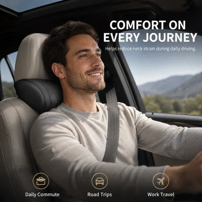 ⭐Premium Car Seat Headrest & Lumbar Support Cushion