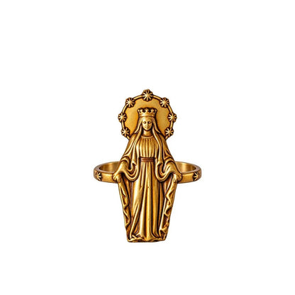 ✝️ Catholic Napkin Rings | Sacred Heart & Virgin Mary Table Decor