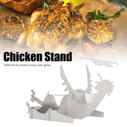 🔥Motorcycle Chicken Roaster For Beer Can Chicken