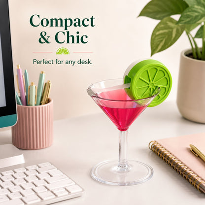 COCKTAIL GLASS TAPE DISPENSER