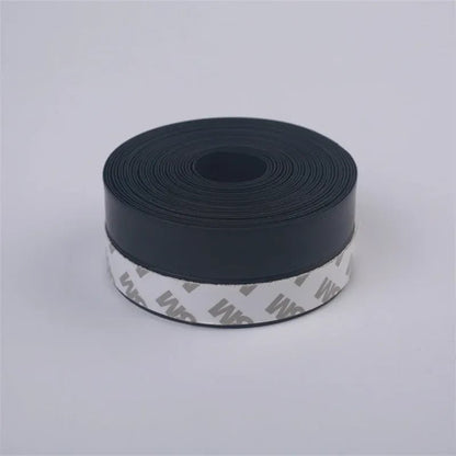 Silicone Door Weather Stripping Seal Strip, 5M/16.4FT Adhesive Door Bottom Draft Stopper for Doors and Windows