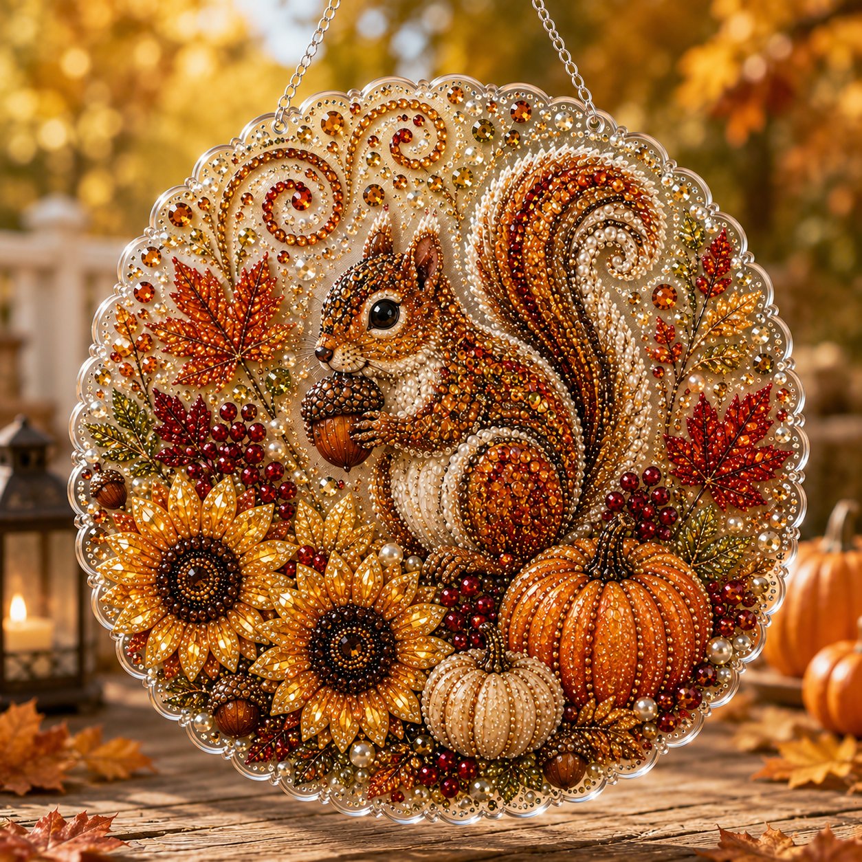 Autumn Diamond Painting Hanging Ornament