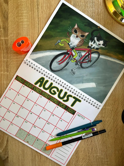 📆2027 Kelly Pringle Calendar【Calendar and sticker sheet】