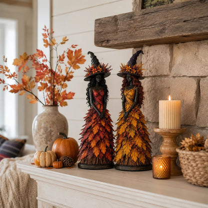 🧙Enchanted Autumn Witch Figurine