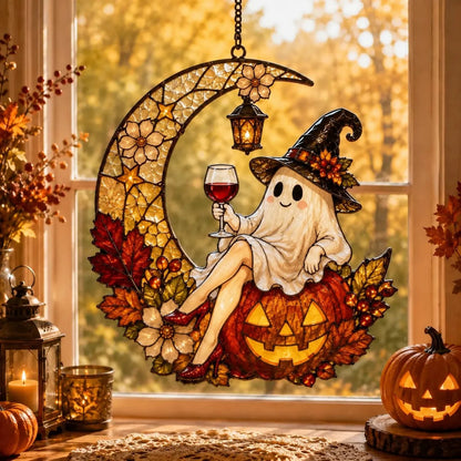⏰Last Day 50% OFF! 👻 Cute Halloween Ghost Window Hanging Decoration