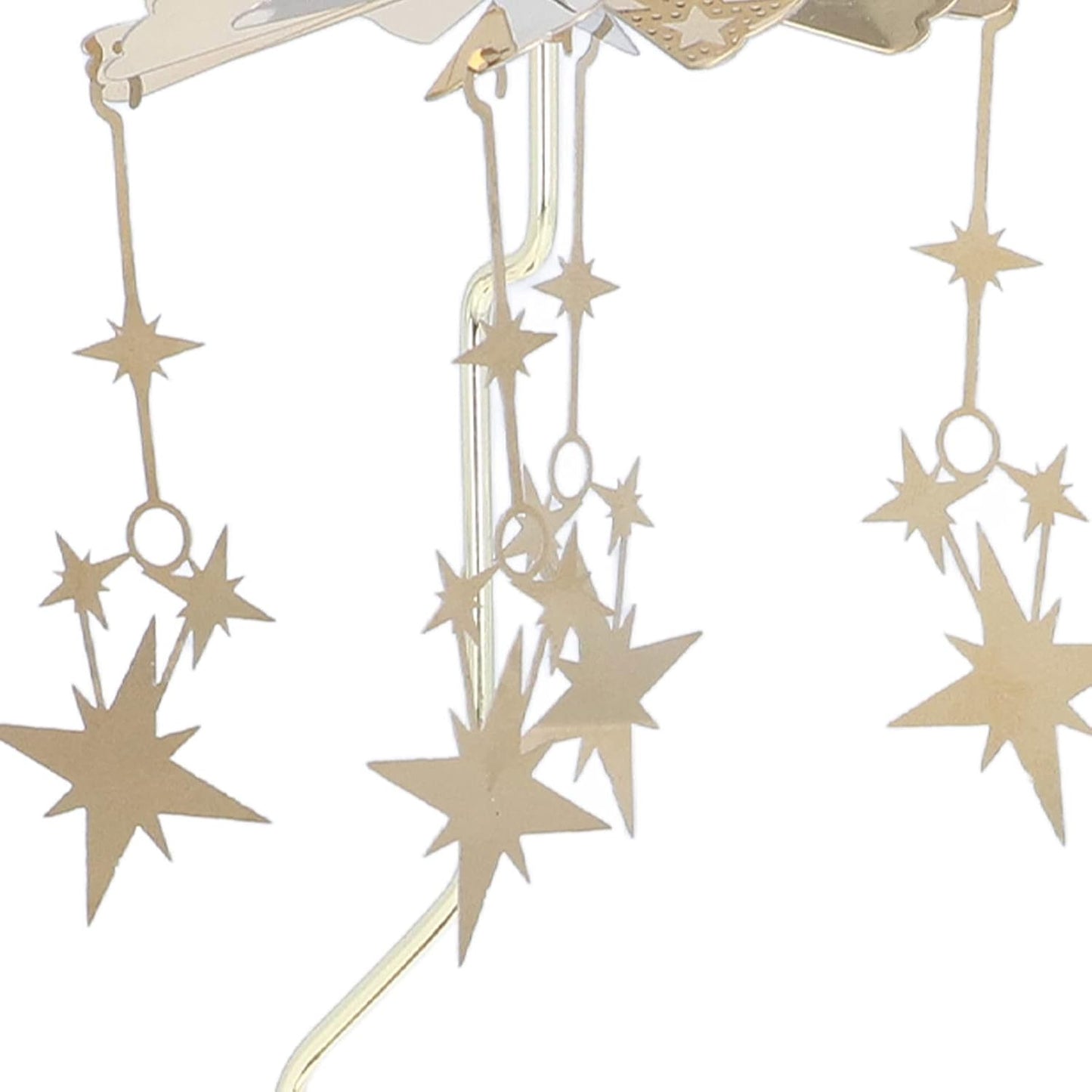 Gold Star Rotating Candle Holder | Heat-Powered Spinning Candle Carousel with Magnetic Base ✨🕯️