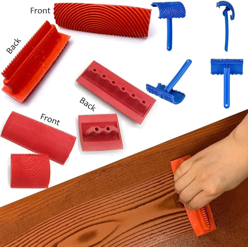 Pro Wood Grain Roller – Create Realistic Wood Texture in Minutes