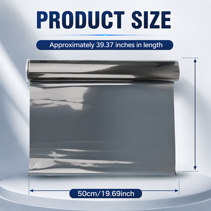 Static Cling Window Privacy Film UV Blocking Mirror Tint