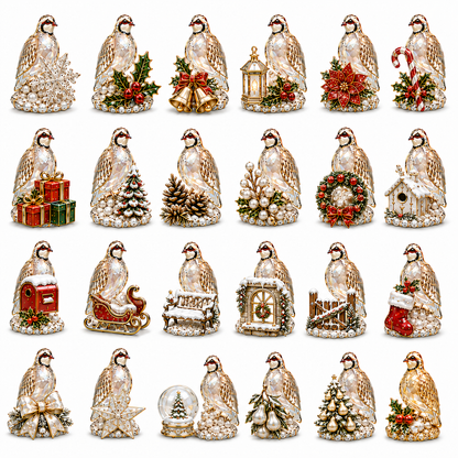 🔥Last 30 pcs✨⏰Last day 50% off🔥✨24-Day Advent Calendar - Partridge
